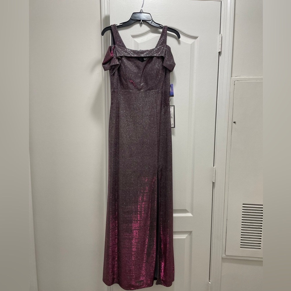 Pink metallic Evening gown Dress